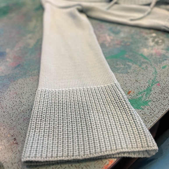 Sky Blue Cardigan Sweater - Picture 5 of 12